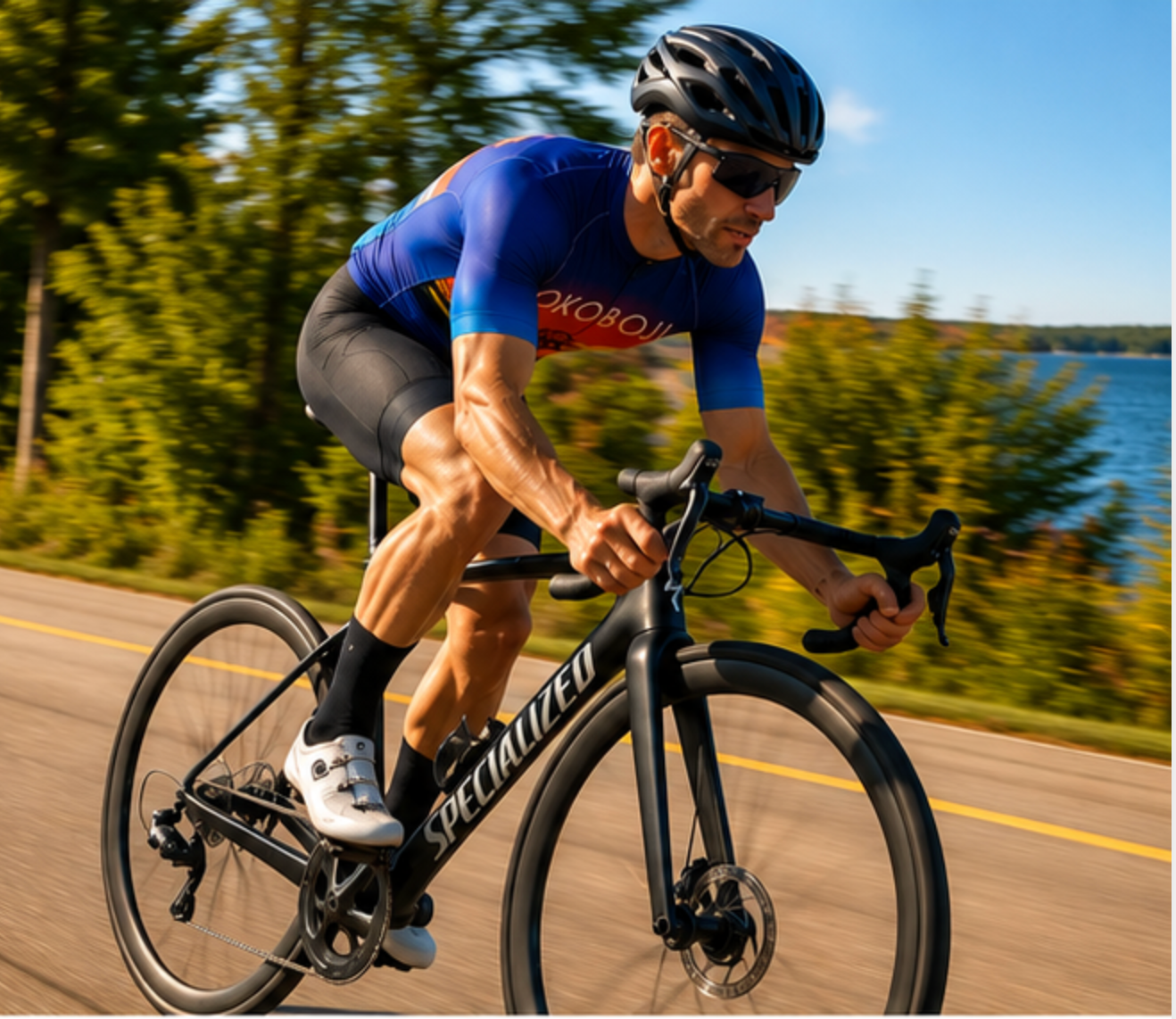 *PRE-ORDER* 2026 Okoboji Sunset Custom Cycling Jersey